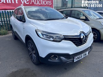 Location: Belvedere - 2018 RENAULT KADJAR SIGNATURE NAV TCE 5 Door Hatchback REG: HN68XWL, Keys: No, MOT Expiry date: 14/04/2025, 1330 Petrol, 6 Speed Manual Petrol, Former Keepers: 2