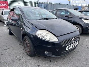 Location: Belvedere - 2008 FIAT GRANDE PUNTO ACTIVE 65 5 Door Hatchback REG: WN08UHG, Keys: No, MOT Expiry date: 14/11/2026, 1242 Petrol, 5 Speed Manual Petrol, Former Keepers: 7