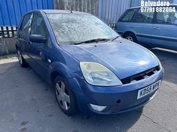 Location: Belvedere - 2005 FORD FIESTA ZETEC CLIMATE 5 Door Hatchback REG: KD55WPN, Keys: No, MOT Expiry date: 14/04/2026, 1388 Petrol, 5 Speed Manual Petrol, Former Keepers: 5