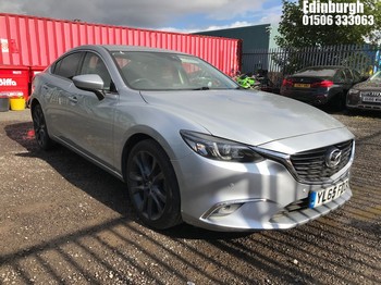 Location: Edinburgh - 2016 MAZDA 6 SPORT NAV D 4 Door Saloon REG: YL65FDO, Keys: Yes, MOT Expiry date: 30/01/2026, 2191 Diesel, 6 Speed Manual Diesel, Former Keepers: 6