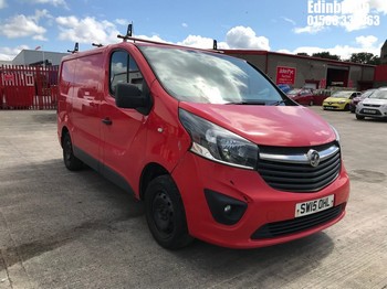 Location: Edinburgh - 2015 VAUXHALL VIVARO 2700 CDTI Panel Van REG: SW15OHL, Keys: No, MOT Expiry date: 16/04/2026, 1598 Diesel, 6 Speed Manual Diesel, Former Keepers: 5
