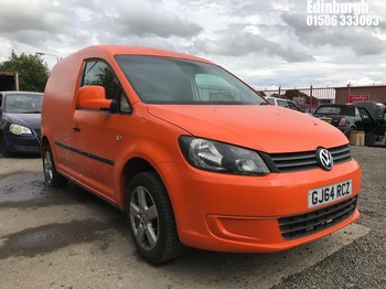 Location: Edinburgh - 2014 VOLKSWAGEN CADDY C20 STARTLINE TDI Panel Van REG: GJ64RCZ, Keys: No, MOT Expiry date: 02/07/2026, 1598 Diesel, 5 Speed Manual Diesel, Former Keepers: 3
