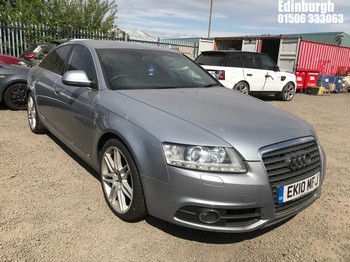 Location: Edinburgh - 2010 AUDI A6 LE MANS TDI CVT 4 Door Saloon REG: EK10MFJ, Keys: No, MOT Expiry date: 12/10/2026, 1968 Diesel, Variable 1 Speed Auto Diesel, Former Keepers: 9