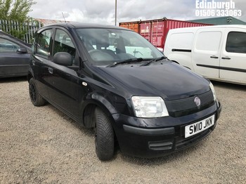 Location: Edinburgh - 2010 FIAT PANDA ACTIVE ECO 5 Door Hatchback REG: SW10JKN, Keys: No, MOT Expiry date: 18/03/2026, 1108 Petrol, 5 Speed Manual Petrol, Former Keepers: 6