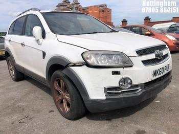 Location: Nottingham - 2010 CHEVROLET CAPTIVA LTZ VCDI AUTO Estate REG: MK60PUF, Keys: No, MOT Expiry date: 28/09/2026, 1991 Diesel, 5 Speed Auto Diesel, Former Keepers: 8