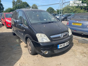 NOTE: ATF Registered Buyers ONLY - Location: Mitcham - 2006 VAUXHALL MERIVA DESIGN 16V MPV REG: RK56VGM, Keys: No, MOT Expiry date: 19/03/2026, 1796 Petrol, 5 Speed Manual Petrol, Former Keepers: 4