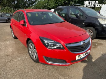 Location: Mitcham - 2017 VAUXHALL INSIGNIA TECHLINE CDTI EC Estate REG: BG17WHL, Keys: No, MOT Expiry date: 28/07/2026, 1598 Diesel, 6 Speed Manual Diesel, Former Keepers: 3