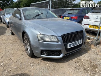 Location: Mitcham - 2010 AUDI A5 SPORT 180 TFSI AUTO Coupe REG: KS10CVJ, Keys: No, MOT Expiry date: 29/10/2025, 1984 Petrol, 7 Speed Auto Petrol, Former Keepers: 13