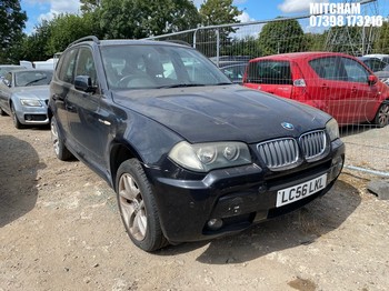 Location: Mitcham - 2006 BMW X3 SI M SPORT A Estate REG: LC56LKL, Keys: No, MOT Expiry date: 26/06/2026, 2497 Petrol, 6 Speed Auto Petrol, Former Keepers: 11