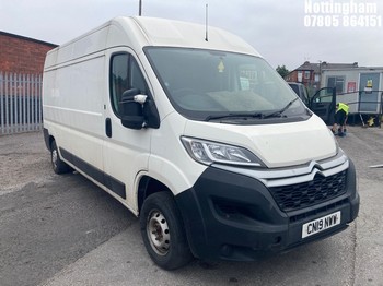 Location: Nottingham - 2019 CITROEN RELAY 35 L3H2 EPRISE BLUE Panel Van REG: CN19NWW, Keys: No, MOT Expiry date: 10/07/2025, 1997 Diesel, 6 Speed Manual Diesel, Former Keepers: 2