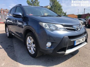 Location: Nottingham - 2014 TOYOTA RAV4 INVINCIBLE D-4D ESTATE REG: FP14JYO, 1998cc DIESEL, 6 SPEED MANUAL DIESEL, Former Keepers: 0, Keys: Yes, MOT Expiry date: 05/10/2026
