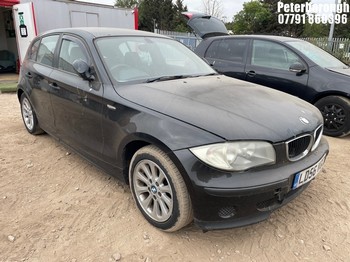 Location: Peterborough - 2006 BMW 118D ES 5 Door Hatchback REG: LD56VGC, Keys: No, MOT Expiry date: 14/02/2026, 1995 Diesel, 6 Speed Manual Diesel, Former Keepers: 11