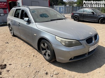 Location: Peterborough - 2005 BMW 525D SE TOURING AUTO Estate REG: YY05BDU, Keys: No, MOT Expiry date: 23/03/2026, 2497 Diesel, 6 Speed Auto Diesel, Former Keepers: 7