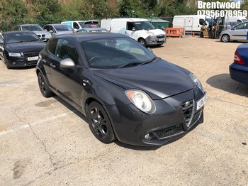 Location: Brentwood - 2016 ALFA ROMEO MITO QV LINE TWINAIR 3 Door Hatchback REG: LR16VBT, Keys: No, MOT Expiry date: 06/06/2027, 875 Petrol, 6 Speed Manual Petrol, Former Keepers: 2