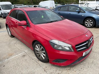 Location: Brentwood - 2013 MERCEDES-BENZ A180 BLUEEFFICIENCY SE CD 5 Door Hatchback REG: DE13EHX, Keys: No, MOT Expiry date: 04/08/2026, 1796 Diesel, 7 Speed Auto Diesel, Former Keepers: 6