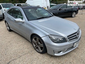 Location: Brentwood - 2008 MERCEDES-BENZ CLC200 KOMP SPORT AUTO Coupe REG: LX58ULN, Keys: No, MOT Expiry date: 03/03/2026, 1796 Petrol, 5 Speed Auto Petrol, Former Keepers: 5