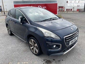Location: South Wales - 2014 PEUGEOT 3008 ALLURE HDI AUTO 5 Door Hatchback REG: KM14WKL, Keys: No, MOT Expiry date: 22/03/2026, 1997 Diesel, 6 Speed Auto Diesel, Former Keepers: 4