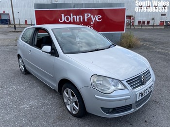 Location: South Wales - 2008 VOLKSWAGEN POLO SPORT TDI 100 3 Door Hatchback REG: FM57ZYS, Keys: No, MOT Expiry date: 09/09/2026, 1900 Diesel, 5 Speed Manual Diesel, Former Keepers: 5