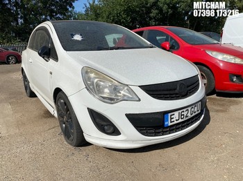 Location: Mitcham - 2012 VAUXHALL CORSA LIMITED EDITION 3 Door Hatchback REG: EJ62GCU, Keys: No, MOT Expiry date: 16/12/2026, 1229 Petrol, 5 Speed Manual Petrol, Former Keepers: 8