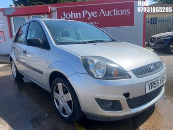 Location: Hull - 2006 FORD FIESTA ZETEC CLIMATE 5 Door Hatchback REG: YR56YBV, Keys: No, MOT Expiry date: 30/04/2027, 1388 Petrol, 5 Speed Manual Petrol, Former Keepers: 6