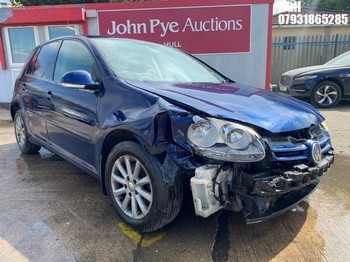 Location: Hull - 2008 VOLKSWAGEN GOLF MATCH TDI 105 5 Door Hatchback REG: VK58FXZ, Keys: No, MOT Expiry date: 22/11/2025, 1896 Diesel, 5 Speed Manual Diesel, Former Keepers: 10