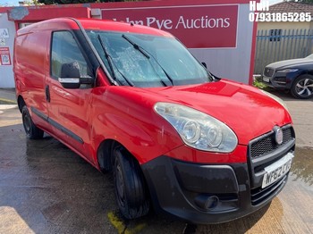 Location: Hull - 2013 FIAT DOBLO 16V MULTIJET Panel Van REG: WP62CVG, Keys: No, MOT Expiry date: 08/03/2027, 1248 Diesel, 5 Speed Manual Diesel, Former Keepers: 4