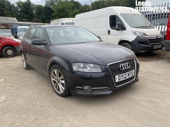 Location: Leeds - 2012 AUDI A3 SPORT 138 TDI 5 Door Hatchback REG: DY12NYO, Keys: No, MOT Expiry date: 22-11-2025, 1968 Diesel, 6 Speed Manual Diesel, Former Keepers: 3