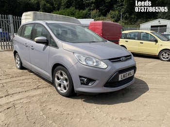 Location: Leeds - 2013 FORD GRAND C-MAX ZETEC TDCI 11 MPV REG: LN13MVJ, Keys: No, MOT Expiry date: 26-07-2025, 1560 Diesel, 6 Speed Manual Diesel, Former Keepers: 2