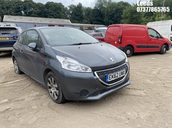 Location: Leeds - 2012 PEUGEOT 208 ACCESS PLUS HDI 3 Door Hatchback REG: EK62UWX, Keys: No, MOT Expiry date: 29-10-2025, 1398 Diesel, 5 Speed Manual Diesel, Former Keepers: 5