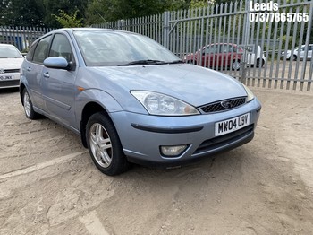 Location: Leeds - 2004 FORD FOCUS GHIA 5 Door Hatchback REG: MW04UBV, Keys: No, MOT Expiry date: 15-03-2026, 1596 Petrol, 5 Speed Manual Petrol, Former Keepers: 6