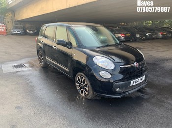 Location: Hayes - 2014 FIAT 500L MPW LOUNGE MULTIJET MPV REG: NV14VMX, Keys: No, MOT Expiry date: 30/04/2027, 1248 Diesel, 5 Speed Manual Diesel, Former Keepers: 4