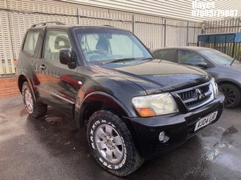 Location: Hayes - 2004 MITSUBISHI SHOGUN WARRIOR DI-D AUTO Estate REG: AU04UJD, Keys: No, MOT Expiry date: 23/01/2026, 3200 Diesel, 5 Speed Auto Diesel, Former Keepers: 5