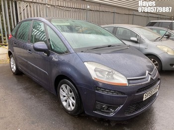 Location: Hayes - 2009 CITROEN C4 PICASSO VTR+ HDI S-A MPV REG: SV59XYF, Keys: No, MOT Expiry date: 17/12/2025, 1560 Diesel, 6 Speed Auto Diesel, Former Keepers: 3