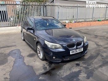 Location: Hayes - 2006 BMW 530D M TOURING AUTO Estate REG: RK06XOZ, Keys: No, MOT Expiry date: 21/03/2026, 2993 Diesel, 6 Speed Auto Diesel, Former Keepers: 3