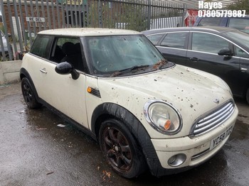 Location: Hayes - 2008 MINI ONE 3 Door Hatchback REG: YC58TZZ, Keys: No, MOT Expiry date: 26/01/2026, 1397 Petrol, 6 Speed Manual Petrol, Former Keepers: 10