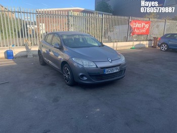 Location: Hayes - 2010 RENAULT MEGANE EXPRESSION VVT 110 5 Door Hatchback REG: AG59FPU, Keys: No, MOT Expiry date: 18/03/2025, 1598 Petrol, 6 Speed Manual Petrol, Former Keepers: 6