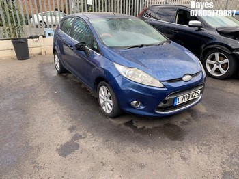 Location: Hayes - 2009 FORD FIESTA ZETEC AUTO 5 Door Hatchback REG: LV09VZS, Keys: No, MOT Expiry date: 17/06/2026, 1388 Petrol, 4 Speed Auto Petrol, Former Keepers: 9