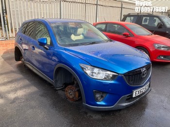 Location: Hayes - 2012 MAZDA CX-5 SPORT NAV D 4X4 Estate REG: EX62SCV, Keys: No, MOT Expiry date: 30/01/2026, 2191 Diesel, 6 Speed Manual Diesel, Former Keepers: 7