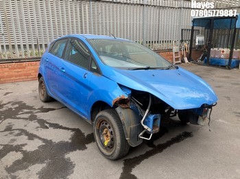 Location: Hayes - 2010 FORD FIESTA ZETEC 5 Door Hatchback REG: SK60TYH, Keys: No, MOT Expiry date: 11/10/2025, 1242 Petrol, 5 Speed Manual Petrol, Former Keepers: 3