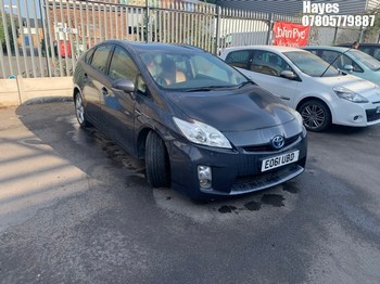 Location: Hayes - 2011 TOYOTA PRIUS T SPIRIT VVT-I CVT 5 Door Hatchback REG: EO61UBD, Keys: No, MOT Expiry date: 03/03/2026, 1797 Hybrid Electric, Variable 1 Speed Auto Petrol/E, Former Keepers: 7