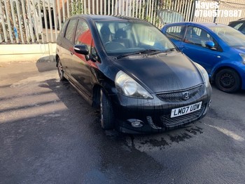 Location: Hayes - 2007 HONDA JAZZ SPORT CVT 5 Door Hatchback REG: LM07UDW, Keys: No, MOT Expiry date: 25/03/2027, 1339 Petrol, Variable Speed Auto Petrol, Former Keepers: 9
