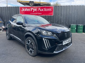 Location: Stapleford - 2024 PEUGEOT 2008 ALLURE PURETECH S/S 5 Door Hatchback REG: FV74MDN, 1199 Petrol, 8 Speed Auto Petrol, Former Keepers: 0, Keys: No, MOT Expiry date: 28/10/2027
