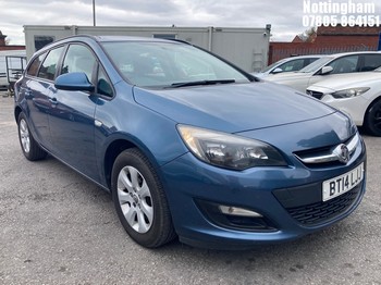 Location: Nottingham - 2014 VAUXHALL ASTRA DESIGN CDTI ECOFLEX ESTATE REG: BT14LJJ, 1598cc DIESEL, 6 SPEED MANUAL DIESEL, Former Keepers: 2, Keys: Yes, MOT Expiry date: 19/06/2026