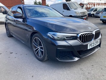 Location: Nottingham - 2021 BMW 530E M SPORT AUTO Estate REG: PE21ZFN, 1998cc Hybrid Electric, 8 Speed Auto Petrol/Electric, Former Keepers: 1, Keys: Yes, MOT Expiry date: 13/02/2027