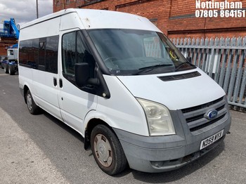 Location: Nottingham - 2010 FORD TRANSIT 115 T300M FWD MINIBUS REG: ND59WYA, 2198cc DIESEL, 6 SPEED MANUAL DIESEL, Former Keepers: 2, Keys: Yes, MOT Expiry date: 09/07/2026