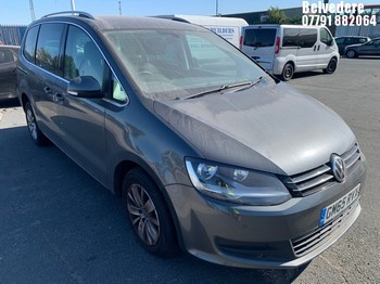 Location: BELVEDERE - 2015 VOLKSWAGEN SHARAN SE BMOTION TECH TD MPV REG: GM65RVX, 1968cc Diesel, 6 Speed Semi Auto Diesel, Former Keepers: 3, Keys: No, MOT: Expiry date08.03.2027