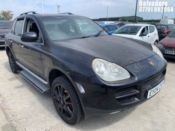 Location: BELVEDERE - 2004 PORSCHE CAYENNE TIPTRONIC S Estate REG: EY04CKP, 3189cc Petrol, 6 Speed Auto Petrol, Former Keepers: 10, Keys: Yes, MOT: Expiry date26.11.2026