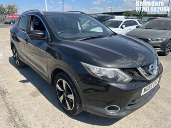 Location: Belvedere - 2015 NISSAN QASHQAI N-TEC + DIG-T 5 Door Hatchback REG: WG65OVK, 1197cc Petrol, 6 Speed Manual Petrol, Former Keepers: 2, Keys: Yes, MOT Expiry date: 01.10.2026