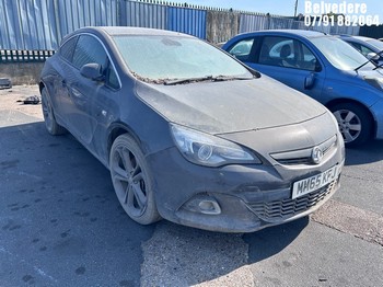 Location: Belvedere - 2015 VAUXHALL ASTRA GTC LIMITED ED TURB 3 Door Hatchback REG: MM65KFJ, Keys: No, MOT Expiry date: 22/10/2025, 1364 Petrol, 6 Speed Manual Petrol, Former Keepers: 6