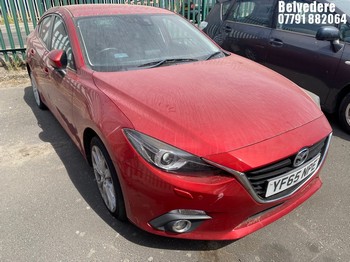 Location: Belvedere - 2015 MAZDA 3 SPORT NAV D 4 Door Saloon REG: YF65NPE, Keys: No, MOT Expiry date: 28/04/2026, 2191 Diesel, 6 Speed Manual Diesel, Former Keepers: 3